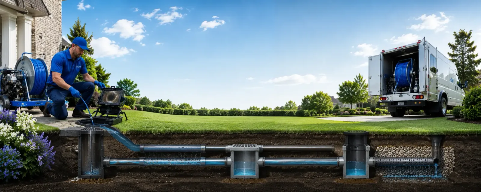 Outdoor drain cleaning information for Hestand, KY